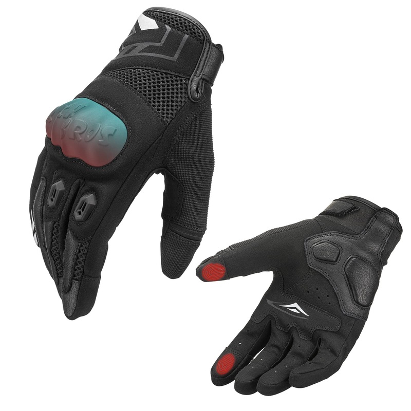 ROCKBROS Summer Motorcycle Gloves – Breathable, Touchscreen Hard Knuckle Gloves for Men Women Asian M=US S