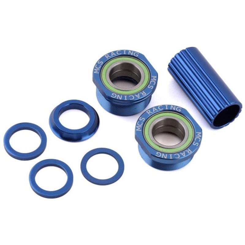 19mm MCS Bicycles Euro BMX Bottom Bracket Set – Blue