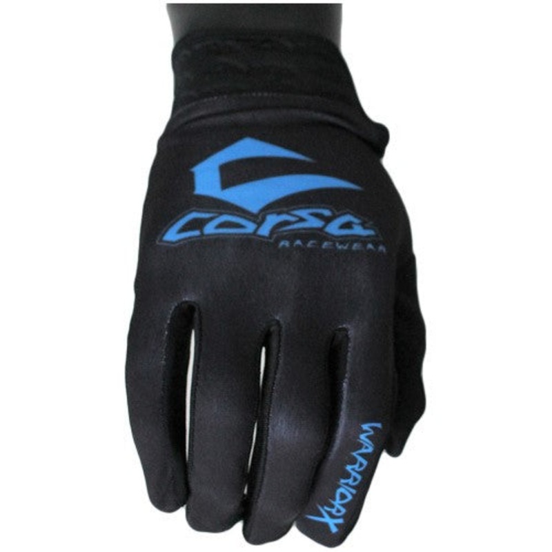 Corsa Warrior X BMX Race Gloves-Black/Blue Youth Small (4)
