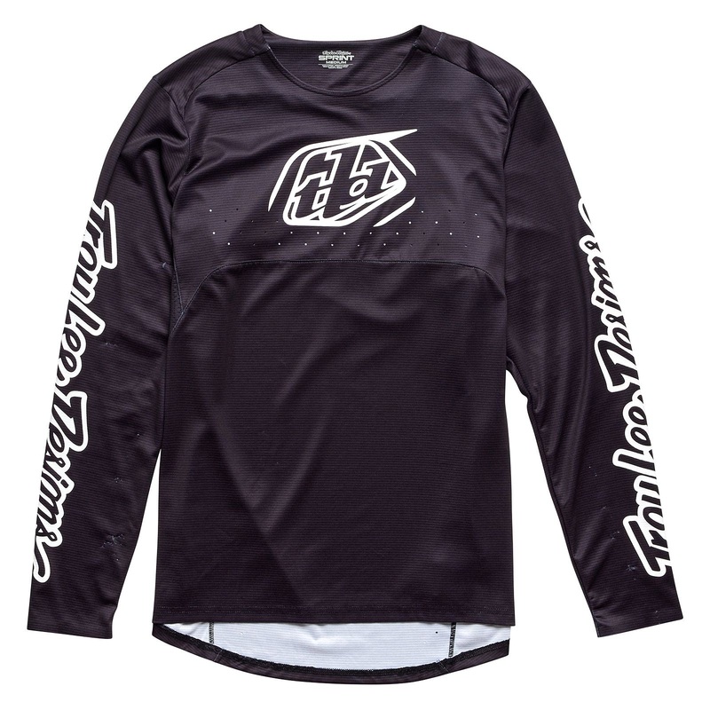 TLD Youth Sprint Jersey Icon Black Black Youth XS