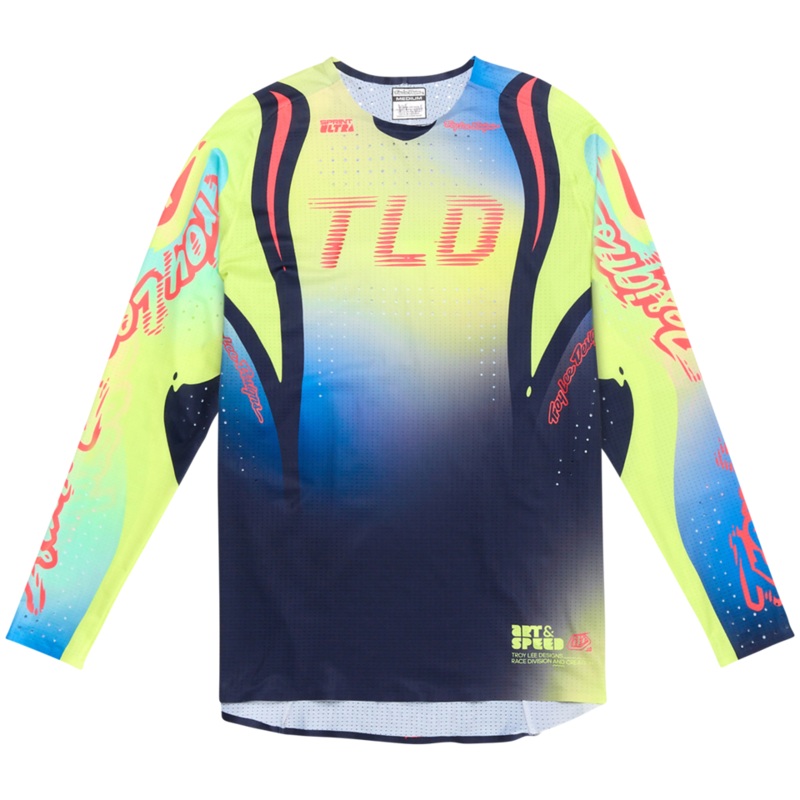Troy Lee Designs Sprint Ultra BMX Race Jersey-Drip Glo Yellow Adult Small