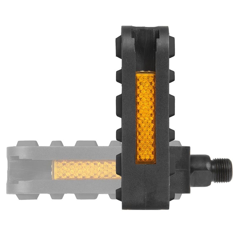 M-Wave Steady F1 Pedals Body: Aluminum Spindle: Cr-Mo 9/16 Black Pair