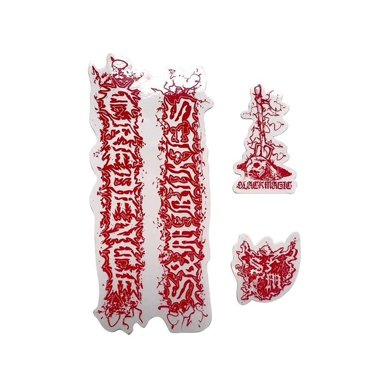 S&M Black Magic V1 Frame Decal Set Red