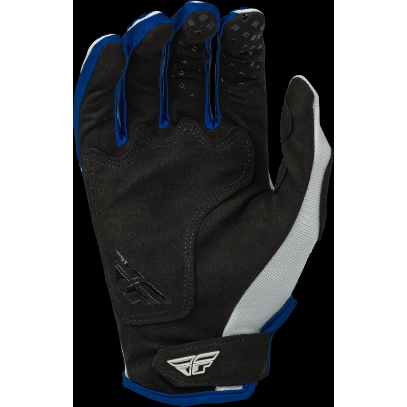 FLY RACING Kinetic Gloves Blue/Light Grey Sm