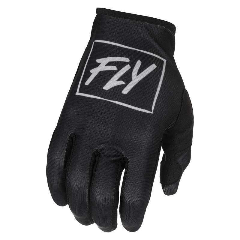 Fly Racing 2022 Lite BMX Race Gloves-Black/Grey Adult Large (10)