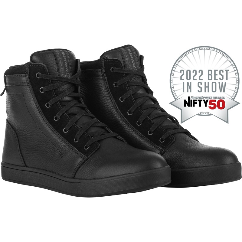 HIGHWAY 21 Axle Leather Waterproof Shoes Black/Black Sz 10