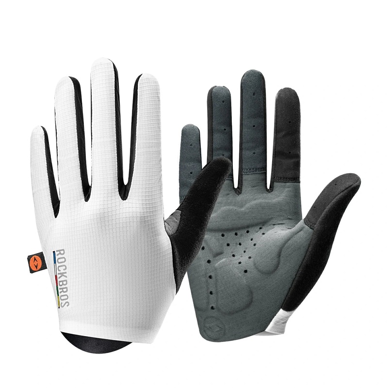ROAD TO SKY Long Finger Elastic Interface Cycling Gel Padded Gloves S