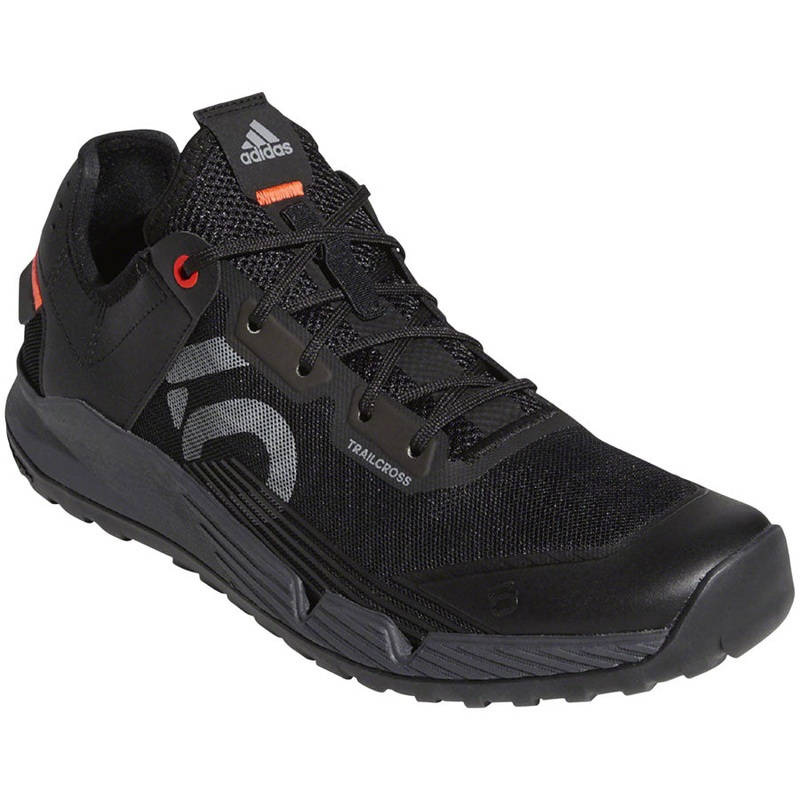 Five Ten Trailcross LT Flat Shoes – Mens Core BLK / Gray Two / Solar Red 10.5