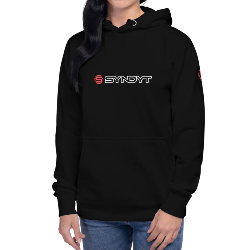Syndyt Logo Unisex Hoodie-Black Adult Small