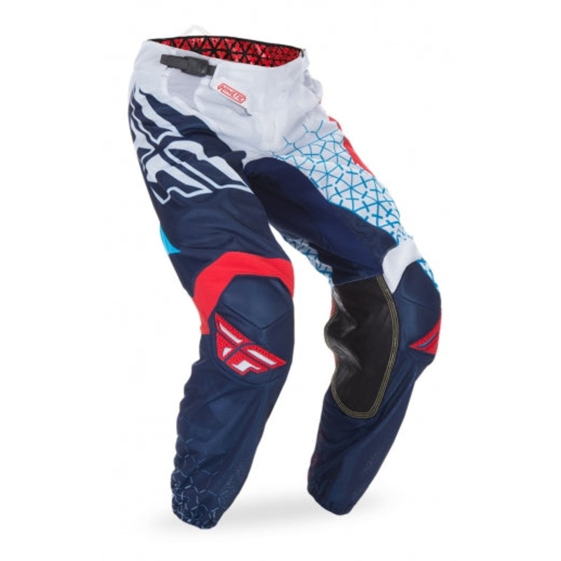 Fly Racing 2016 Kinetic Mesh Trifecta Pants-Red/White/Blue Youth 26