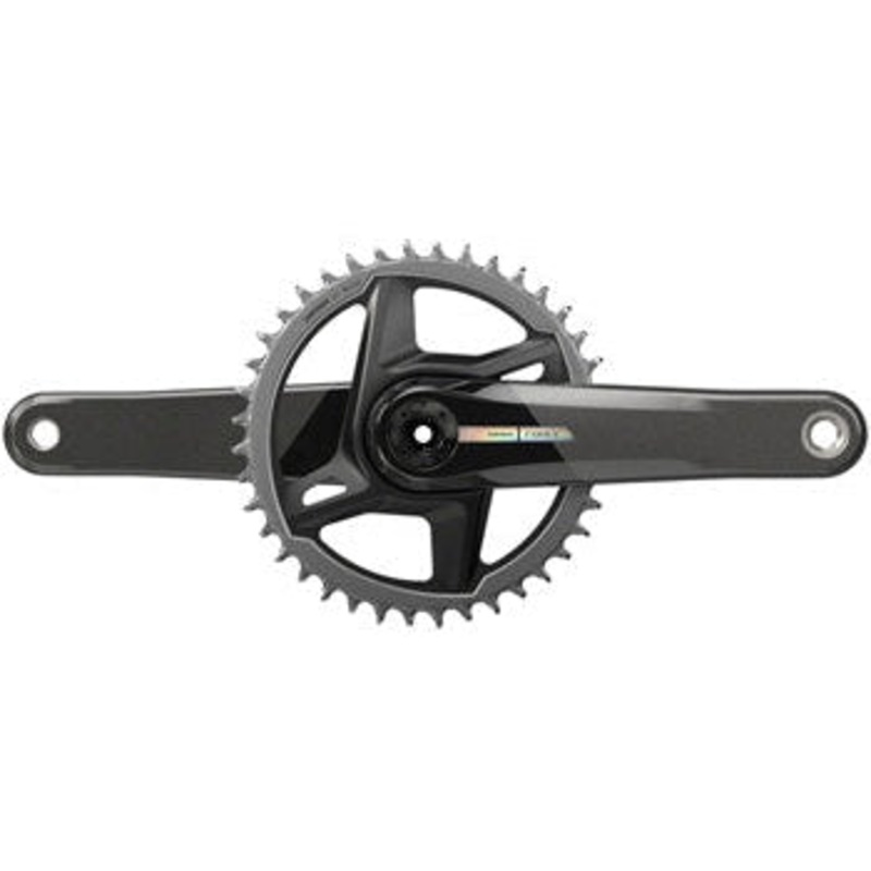 Force 1 Wide Bicycle Crankset – 172.5mm, 12-Speed, 40t, Direct Mount, DUB Spindle Interface, Iridescent Gray, D2