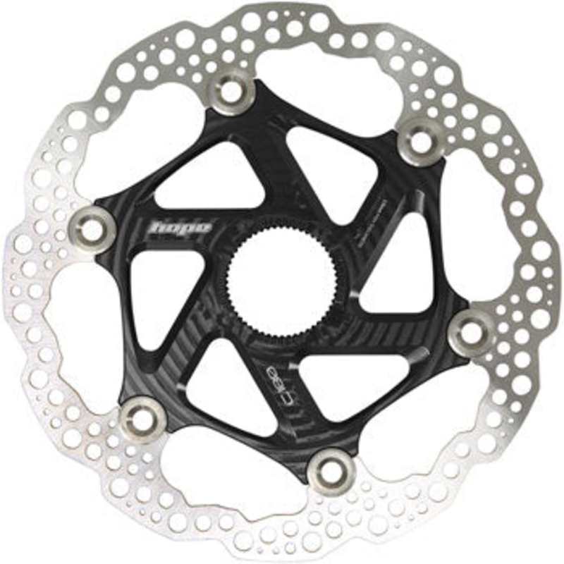 Hope MTB Floating Centre-Lock Disc Brake Rotor – 180mm, Center-Lock, Black