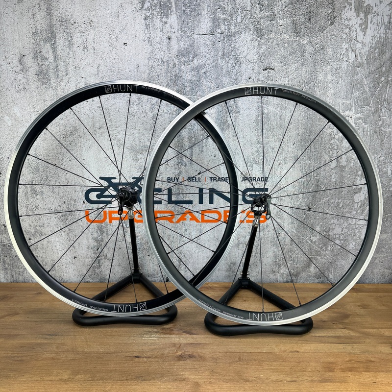 Hunt Race Aero Wide Alloy Rim Brake Tubeless Bike Wheelset 700c 1512g