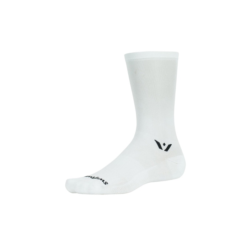 Swiftwick Aspire Crew Socks White Small