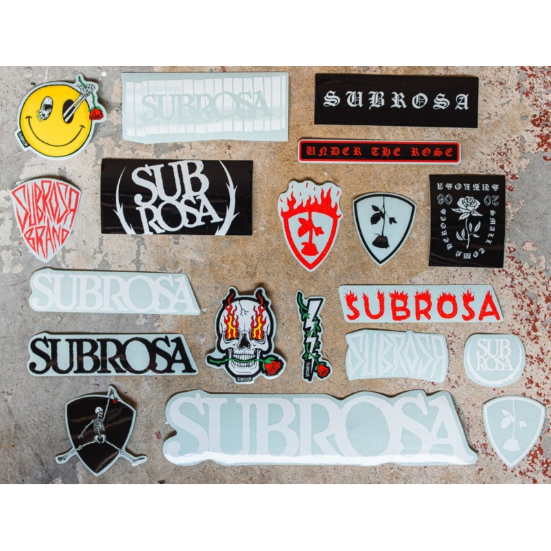 Subrosa Sticker Pack Evil Grin Pack