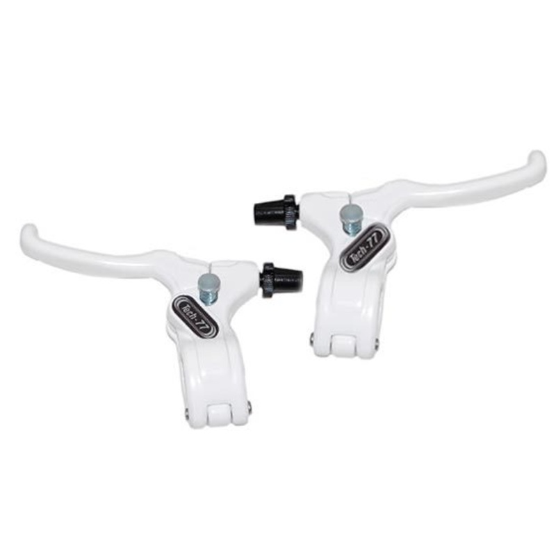 Dia-Compe Tech 77 Locking Levers (Pair) White