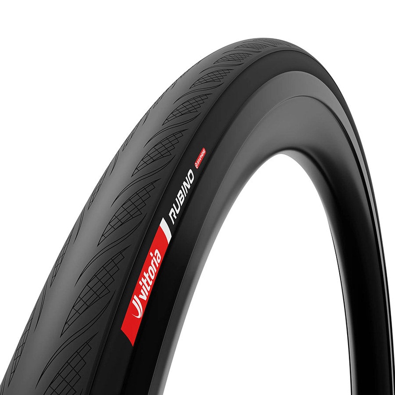 Vittoria Rubino V Tire – 700 x 34 Clincher Folding BLK 1C Graphene + Silica G2.0