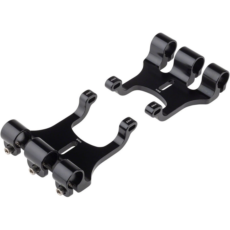 Benno Rail Clamp Set – Compatible With Carry-On, Boost EVO 1-3  (16-19), Black