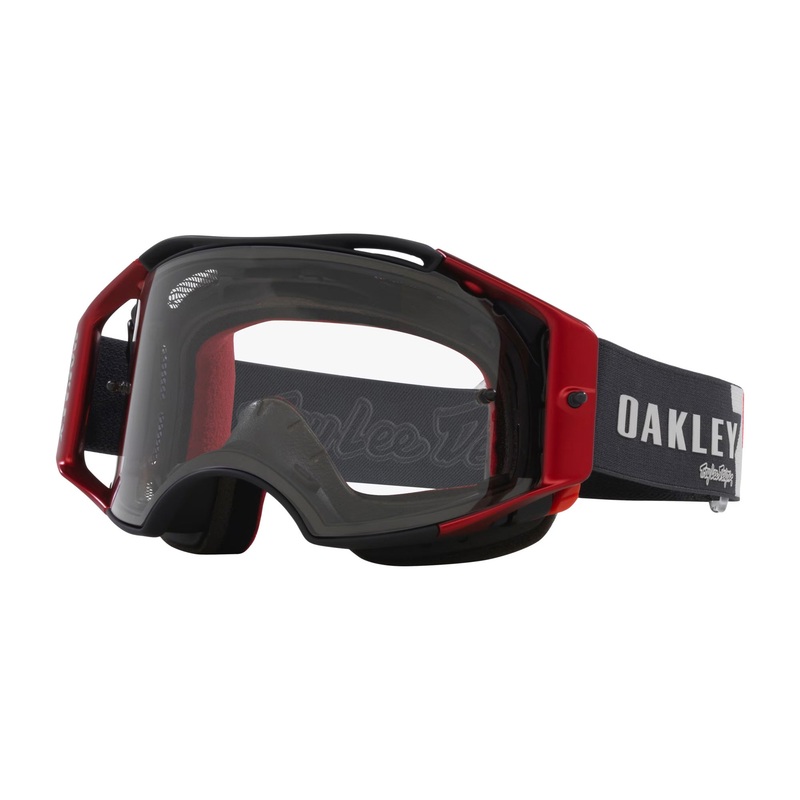 Oakley Airbrake MTB Goggles-TLD Red/White/Blue Stars With Clear Lens