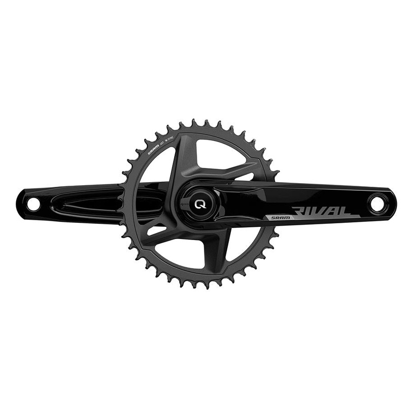 SRAM Rival 1 AXS Wide Power Meter Crankset – 160mm 12-Speed 40t 8-Bolt Direct Mount DUB Spindle Interface BLK D1