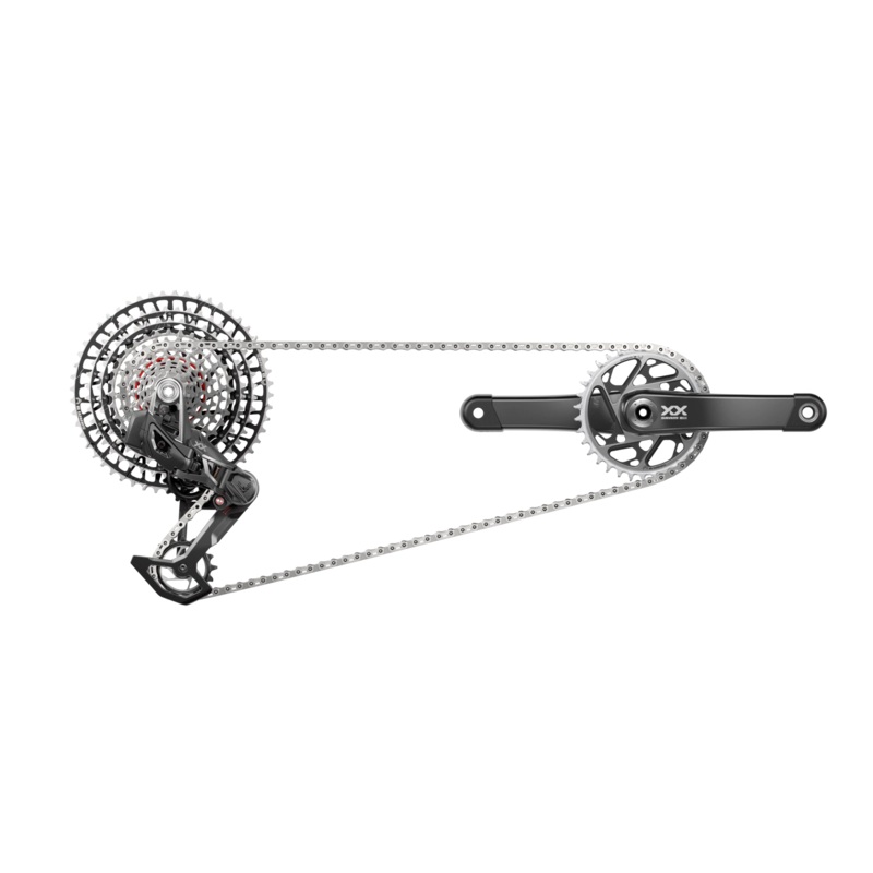 SRAM XX SL T-Type Eagle AXS Transmission Groupset – No Power Meter 165mm