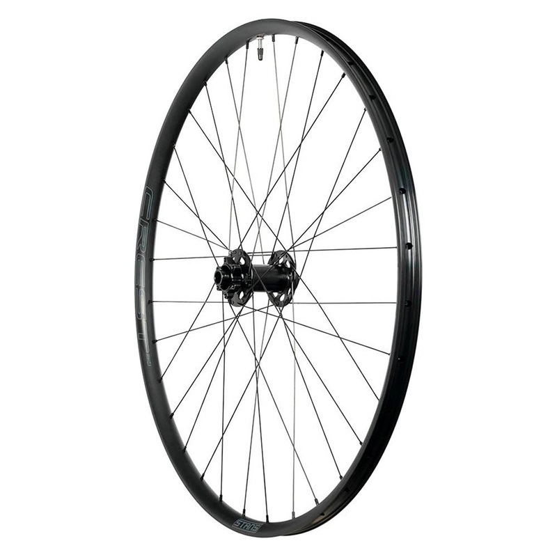 Stans Crest MK4 Front Wheel – 29 15 x 110mm 6-Bolt Black