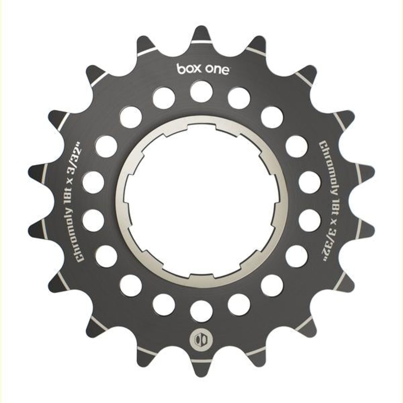BOX ONE CHROMOLY COG BLACK 3/32″ 13T