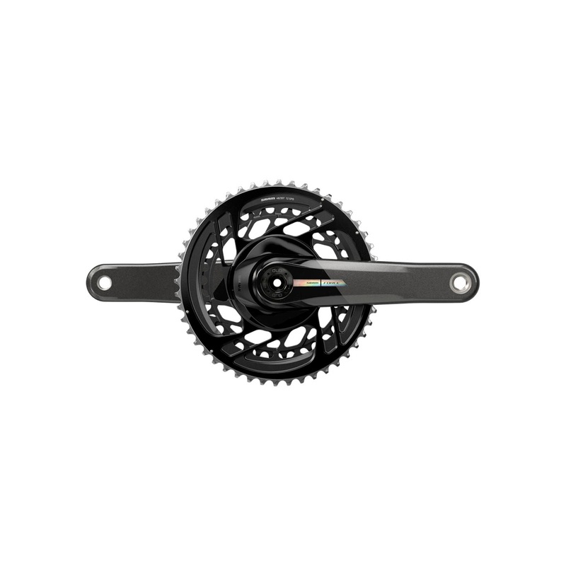 SRAM Force Crankset – 172.5mm 2x 12-Speed 48/35t Direct Mount DUB Spindle Interface Iridescent Gray D2