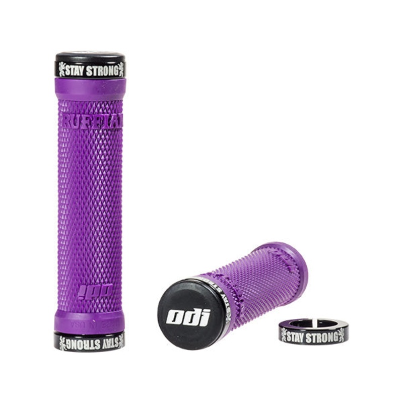 Stay Strong Flangeless Lock On Grips Aqua