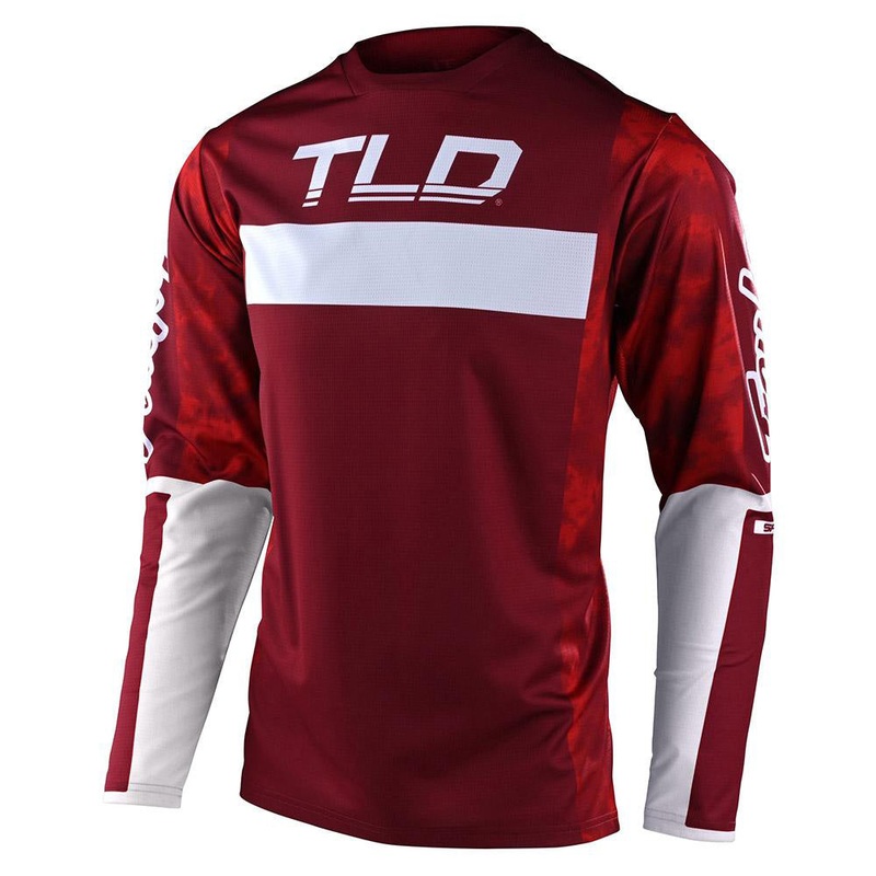 Troy Lee Designs Sprint Dyeno BMX Race Jersey-Burgundy Adult Large