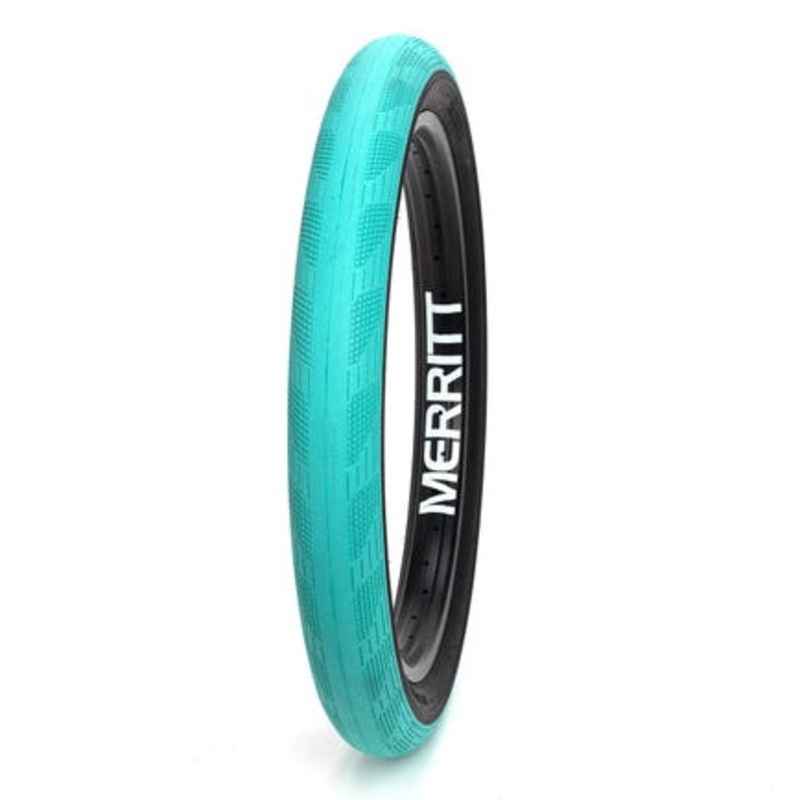 20×2.50 Merritt Phantom BMX Tire – 110psi – Teal w/ Black Sidewall