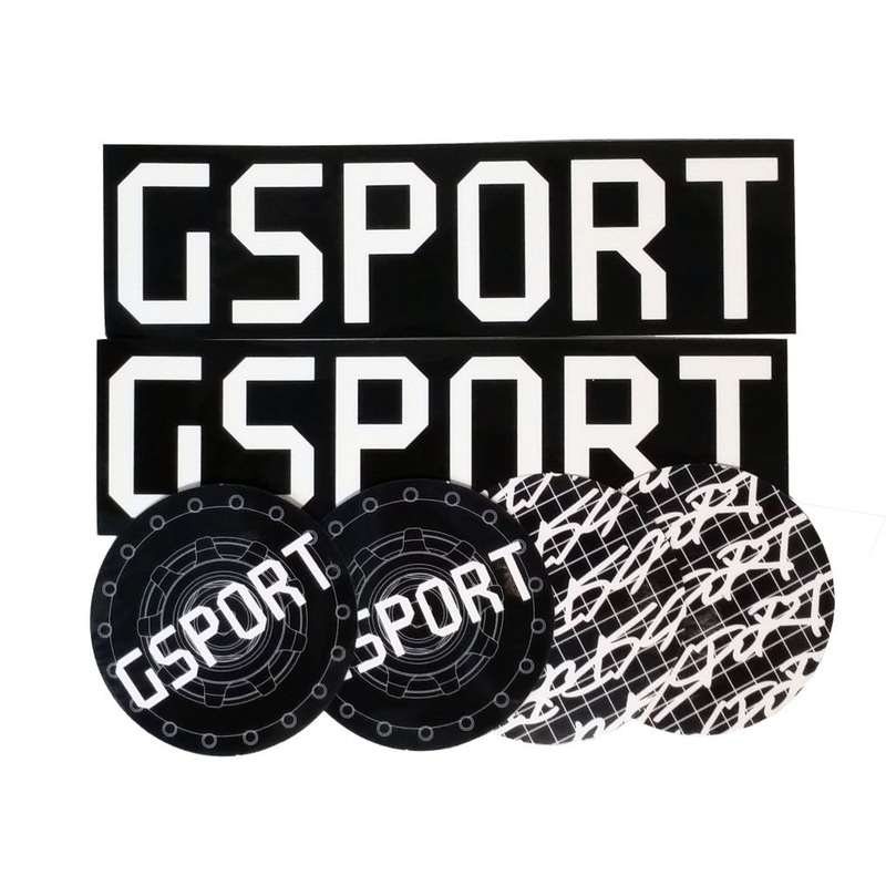 G-Sport Sticker Pack Black/White