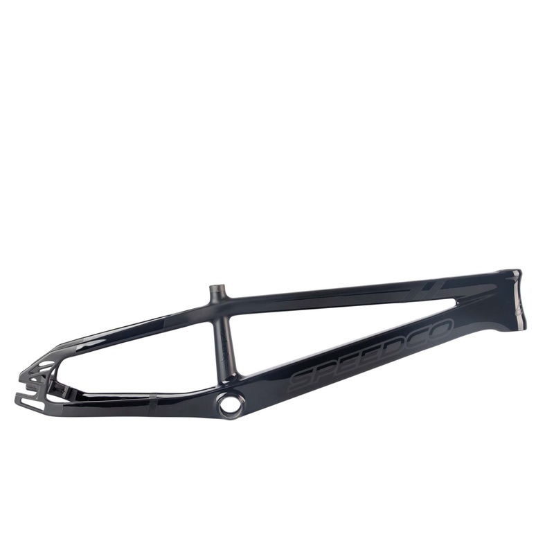 Speedco Velox Evo Carbon BMX Race Frame-Stealth Black Junior (18.5″ TT)