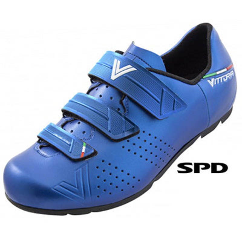 Vittoria Shoe,Rapide Gt Blue Size 40.5,Spd Rapide Gt  Shoes 40.5 Blue