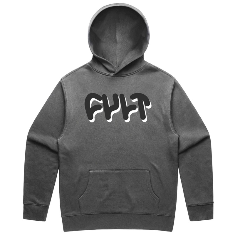 Cult Drop Shadow Hoodie Gray / Small