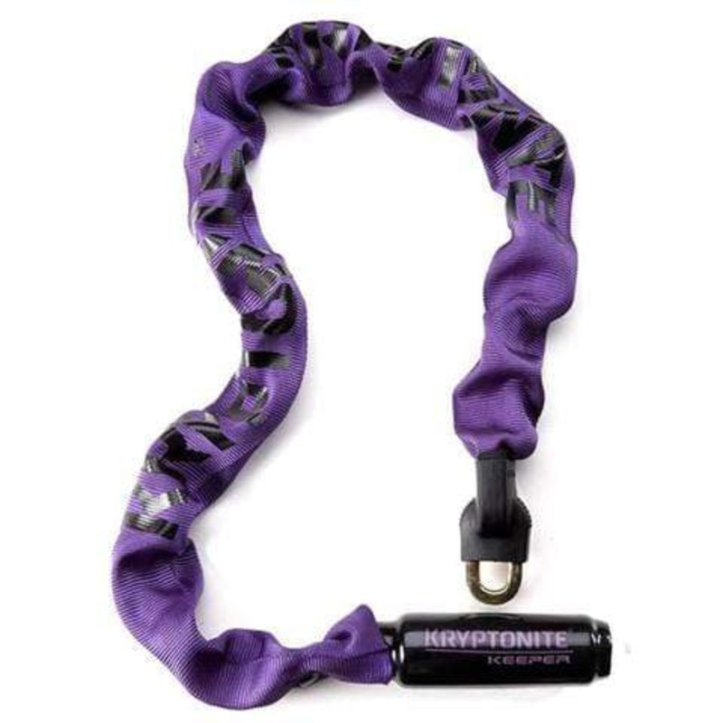 Keeper 785 Integrated Keyed Bike Chain Lock – Purple