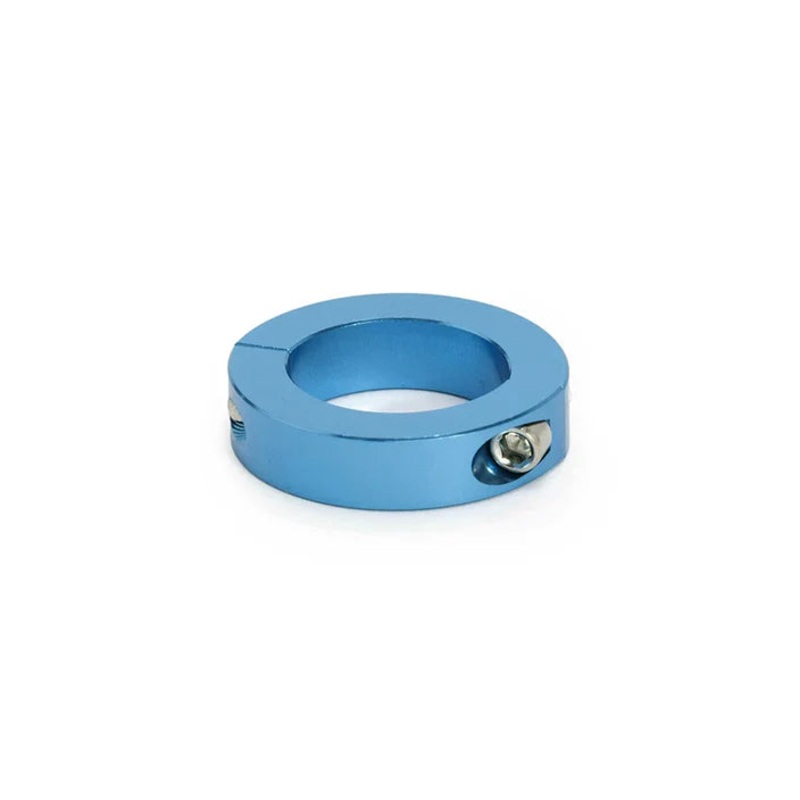 Theory Grip Stop Aluminum Bar End Clamp – Blue